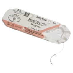 Nahtmaterial Ethicon Monocryl Plus Ungef. Monofil FS-1, USP 4/0, Fadenlänge 70cm
