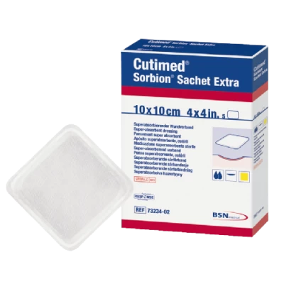 Cutimed Sorbion Sachet Extra 5,0 : 5,0 Cm 3 Cutimed Sorbion Sachet Extra 5,0 : 5,0 Cm