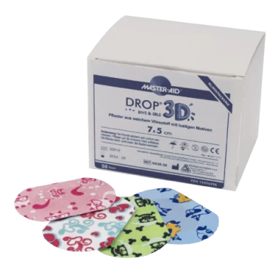 Drop 3D Boys & Girls Kinderpflaster 7cm X 5cm 3 Drop 3D Boys & Girls Kinderpflaster 7cm X 5cm