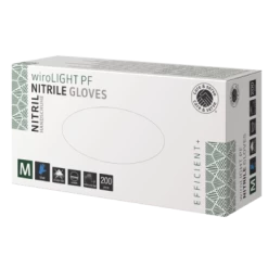 Care & Serve® – EFFICIENT+ | WiroLIGHT PF | Nitril Handschuhe | Blau | M Puderfrei