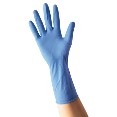 Einmal-Chemikalienschutzhandschuh Nitril Premium, Blau, Puderfrei, Gr. XXL 3 Einmal-Chemikalienschutzhandschuh Nitril Premium, Blau, Puderfrei, Gr. XXL