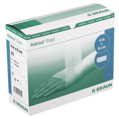 B.Braun-Askina Elast, Elastische Fixierbinde, 10cmx4m, PZN: 06158340 3 B.Braun-Askina Elast, Elastische Fixierbinde, 10cmx4m, PZN: 06158340