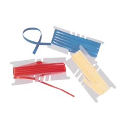 Gefäßschlingen Mediloop, Rot, Maxi, 1.1×2.5mm, 10 Folien á 2 Stück, Steril