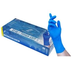 NITRAS TOUGH GRIP N 300, Nitril-Einmalhandschuhe, Blau