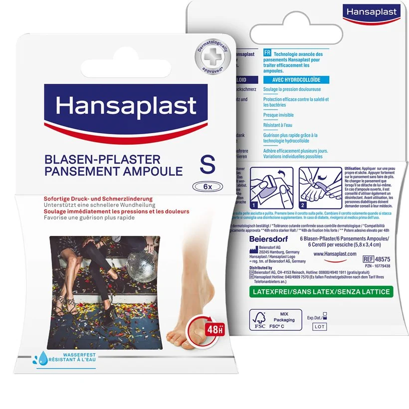 Hansaplast Blasenpflaster Klein, PZN:10779438 3 Hansaplast Blasenpflaster Klein, PZN:10779438