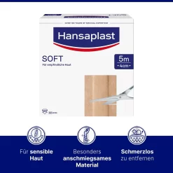 Hansaplast Soft Wundpflaster 6cmx5m, PZN: 08861345 -Wund Care Verkauf Hansaplast Soft Wundpflaster 6cmx5m PZN 08861345 Anwendung