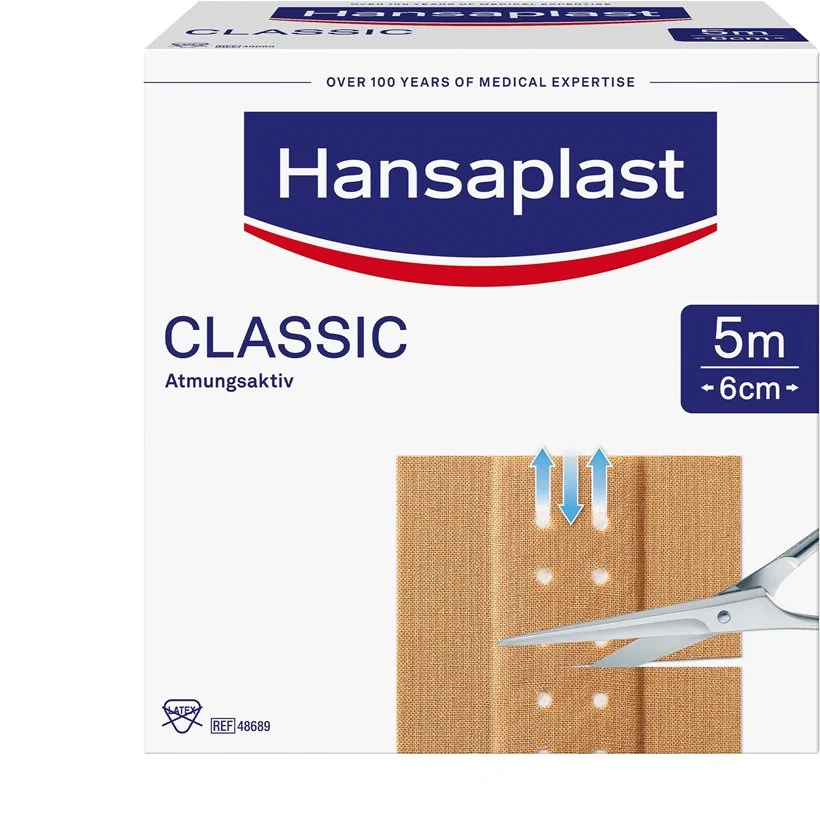 Hansaplast Classic 6cmx5m, PZN: 07577576 3 Hansaplast Classic 6cmx5m, PZN: 07577576