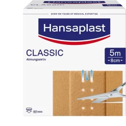 Hansaplast Classic 8cmx5m, PZN: 07577582