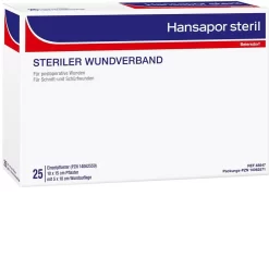 Hansapor Steril Wundverband, 10cmx20cm, 25 Stück, PZN:14062542