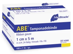 Meditrade ABE Tamponadebinde, Ohne Und Mit RöKo, Steril Und Unsteril -Wund Care Verkauf Meditrade ABE Tamponadebinden Verpackung