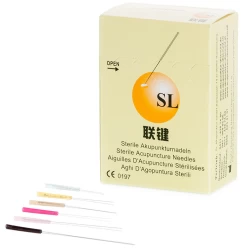 SL-Akupunkturnadeln Mit Kunststoffgriff, Steril, Ohne Führrohr