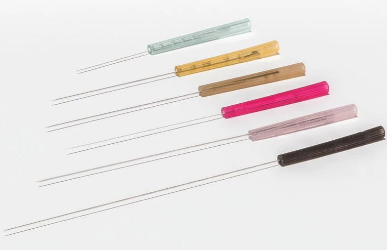 SL-Akupunkturnadeln Mit Kunststoffgriff, Steril, Ohne Führrohr 4 SL-Akupunkturnadeln Mit Kunststoffgriff, Steril, Ohne Führrohr – Bild 2