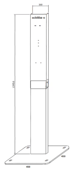 Schülke Desinfektions-Säule 7 Schülke Desinfektions-Säule -Wund Care Verkauf Schuelke Desinfektions Saeule Abmasse